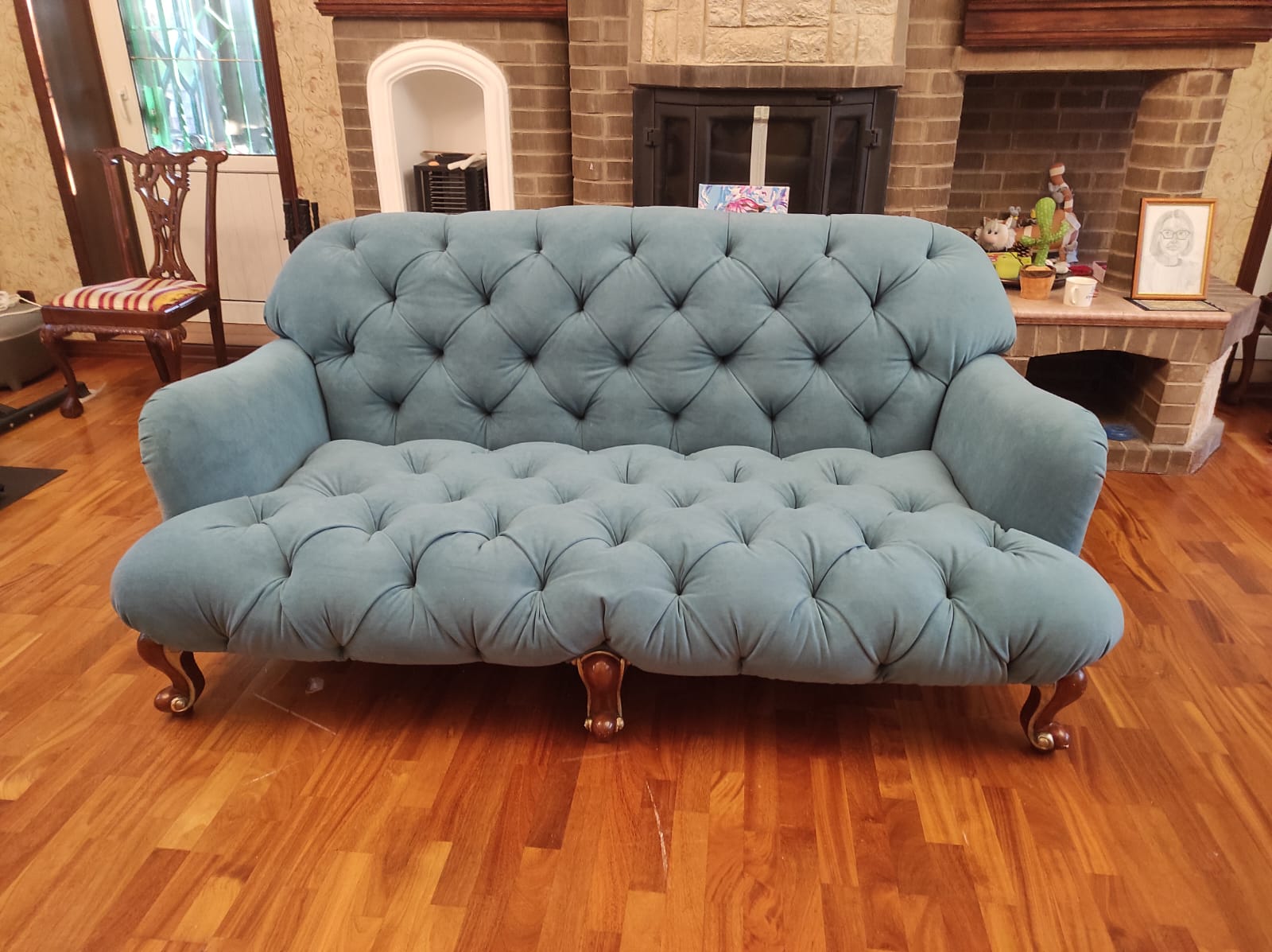 Обивка дивана. Ульяновка