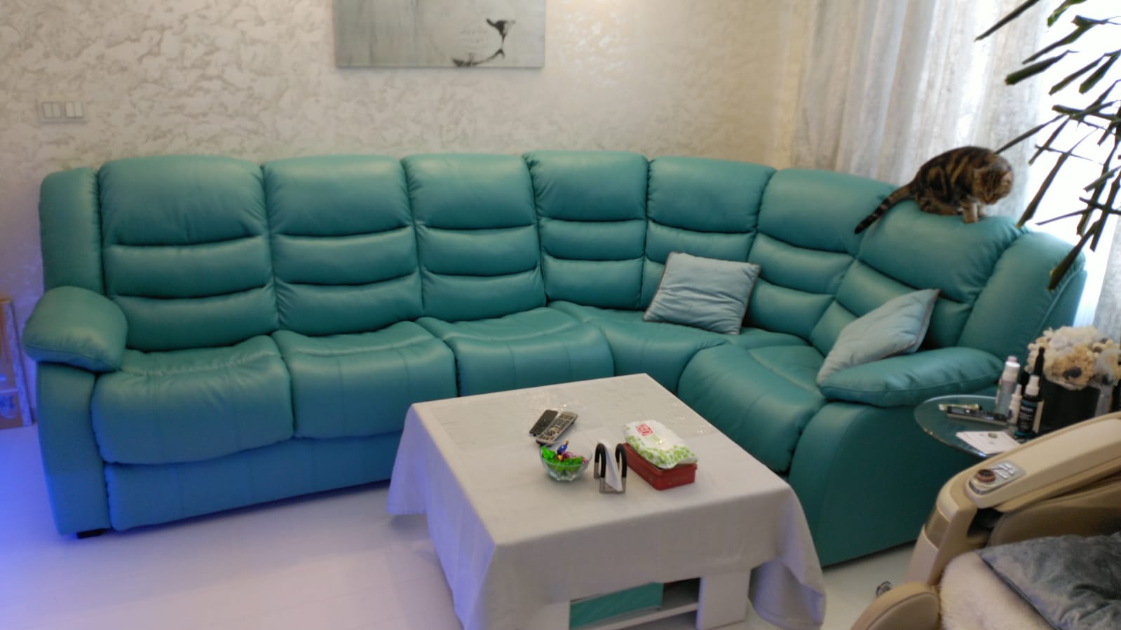 Перетяжка дивана на дому. Ульяновка