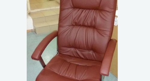 Обтяжка офисного кресла. Ульяновка